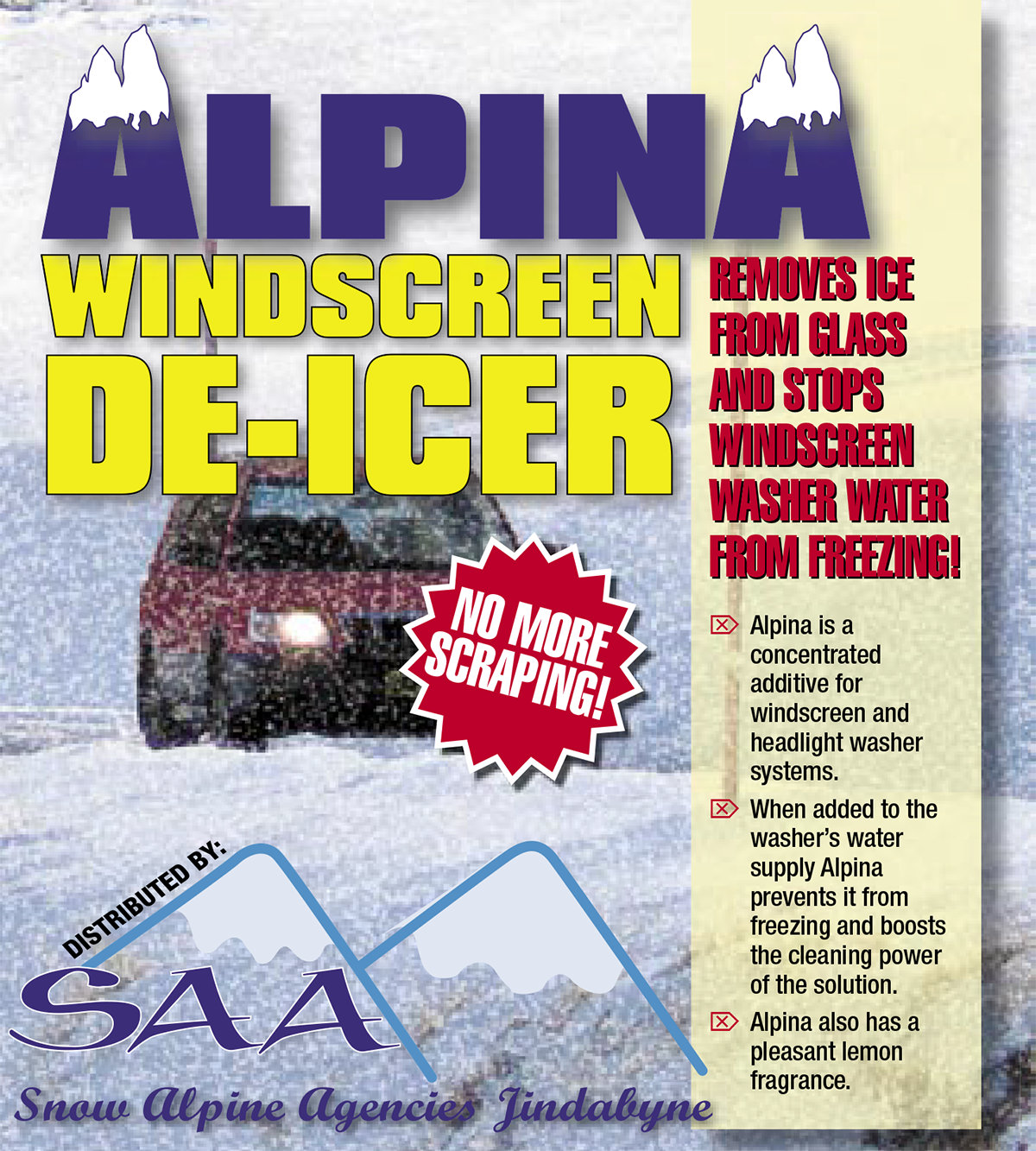 alpine de icer